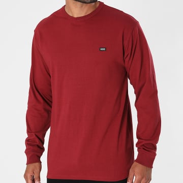  Vans - Tee Shirt Manches Longues Off The Wall A4TUR Bordeaux
