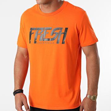 Fresh La Douille - Tee Shirt Logo Orange Noir