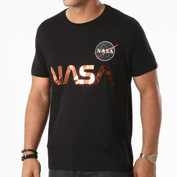  Alpha Industries - Tee Shirt NASA Reflective T 178501 Noir