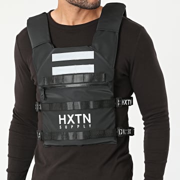  HXTN Supply - Gilet Tactique H124010 Noir Réfléchissant