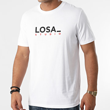 Bramsito - Camiseta Losa Studio Blanco Negro
