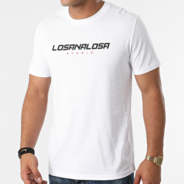 Bramsito - Tee Shirt Losa Sport Blanc Noir