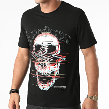  La Piraterie - Tee Shirt Glitch Noir