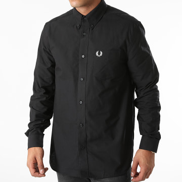  Fred Perry - Chemise Manches Longues Oxford M2700 Noir