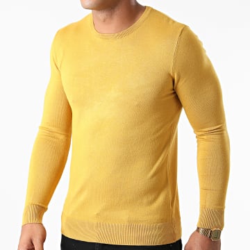 KZR - Pull LD-69006 Jaune Moutarde