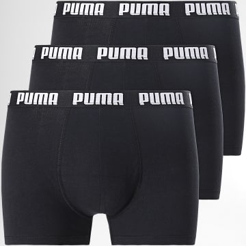  Puma - Lot De 3 Boxers Everyday Noir