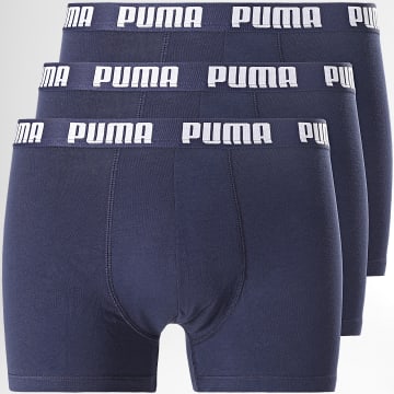  Puma - Lot De 3 Boxers Everyday Bleu Marine