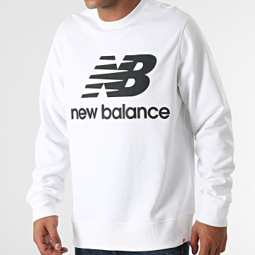  New Balance - Sweat Crewneck MT03560 Blanc