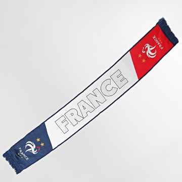  FFF - Echarpe Tricolore France Bleu Marine Blanc Rouge