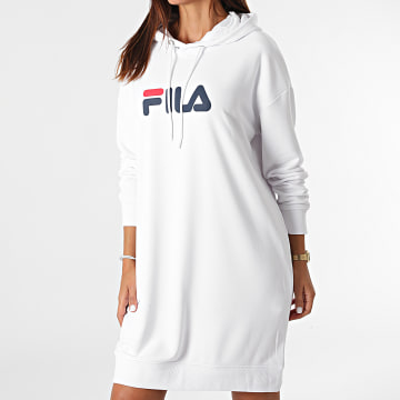 Fila Robe Sweat Capuche Femme Elish Blanc LaBoutiqueOfficielle