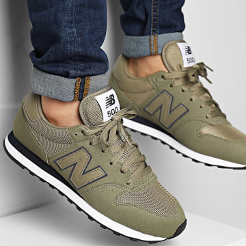 New Balance Baskets Lifestyle 500 GM500CU1 Olive LaBoutiqueOfficielle