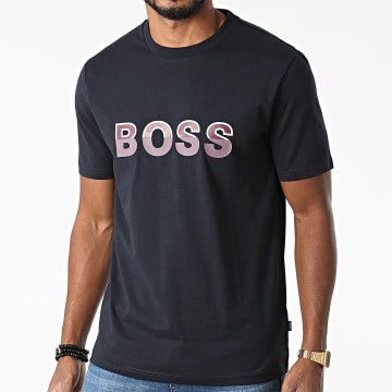  BOSS - Tee Shirt Tiburt 256 Bleu Marine