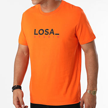 Bramsito - Camiseta Losa Studio Naranja Negro