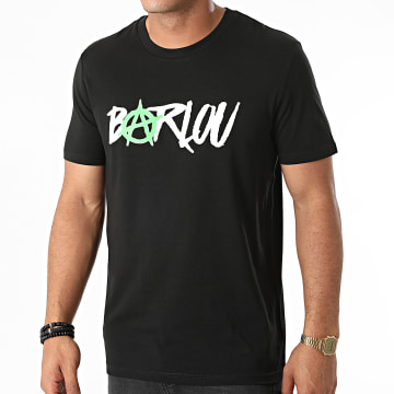  Seth Gueko - Tee Shirt Barlou Chest Neon Green Noir