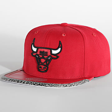  Mitchell and Ness - Casquette Snapback Day 3 Snapback Chicago Bulls Rouge