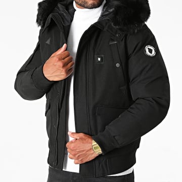 Comme Des Loups - Parka Fourrure Chauffante Slim Fit Chicago Premium Noir