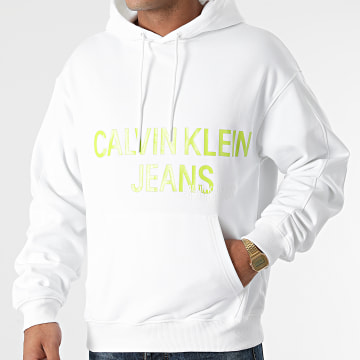  Calvin Klein - Sweat Capuche 8801 Blanc