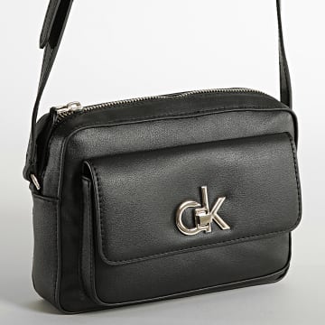  Calvin Klein - Sac A Main Femme Re-Lock Flap 8414 Noir