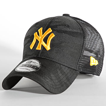  New Era - Casquette Trucker 9Forty Home Field New York Yankees Noir Camouflage