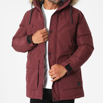 Jack And Jones Parka Super Bordeaux Ryses