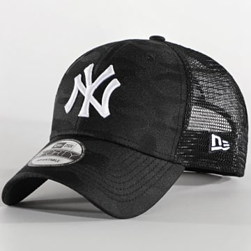  New Era - Casquette Trucker 9Forty Home Field New York Yankees Noir Camouflage