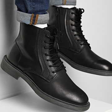  Jack And Jones - Boots Walton Leather Anthracite
