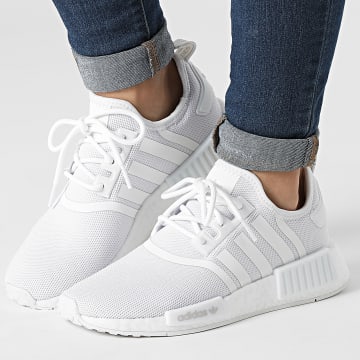 Adidas Originals Mujer NMD R1 Primeblue H02334 Cloud White Grey One Zapatillas Ryses