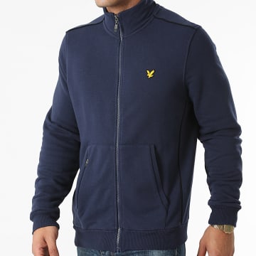Veste De Survêtement Lyle & Scott Pour Homme - Bleu, 100% Coton, Taille M, Occasion Excellent état