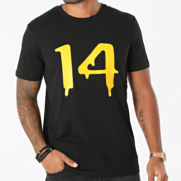 Timal - Camiseta 14 Negro Amarillo