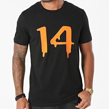 Timal - Camiseta 14 Negro Naranja