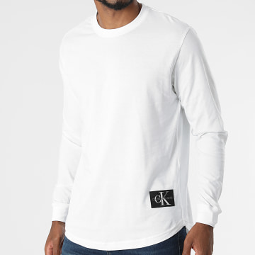  Calvin Klein - Tee Shirt Manches Longues 9312 Blanc