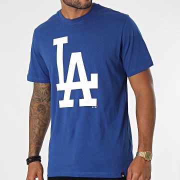  '47 Brand - Tee Shirt Los Angeles Dodgers Imprint Echo Bleu