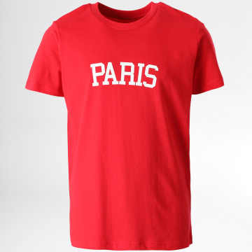 Luxury Lovers - Camiseta Infantil París Rojo