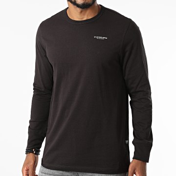  G-Star - Tee Shirt Manches Longues Base D20448-336 Noir