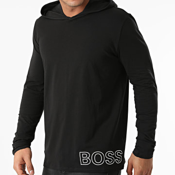  BOSS - Tee Shirt Manches Longues A Capuche 50460254 Noir