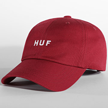  HUF - Casquette Essentials OG Logo Bordeaux