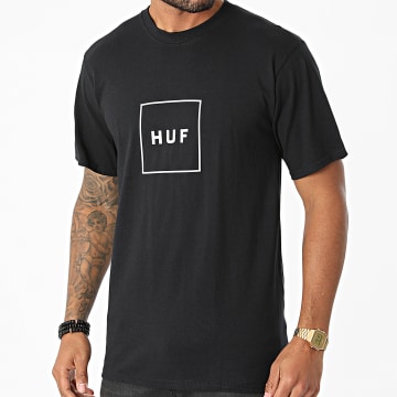 HUF - Tee Shirt Essentials Box Logo Noir