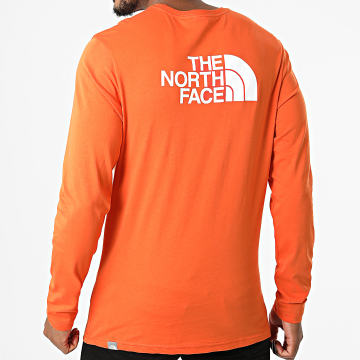  The North Face - Tee Shirt Manches Longues A2TX1 Orange