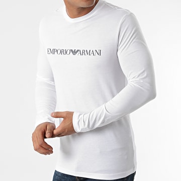  Emporio Armani - Tee Shirt Manches Longues 8N1TN8-1JPZZ Blanc