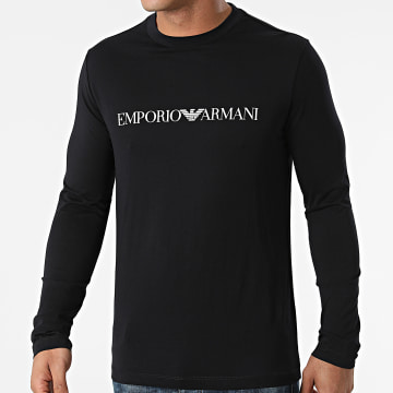  Emporio Armani - Tee Shirt Manches Longues 8N1TN8-1JPZZ Bleu Marine