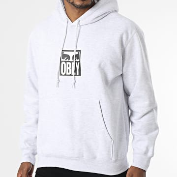  Obey - Sweat Capuche Eyes Icon 3 Gris Chiné