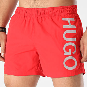  HUGO - Short De Bain Abas 50451173 Rouge Argenté
