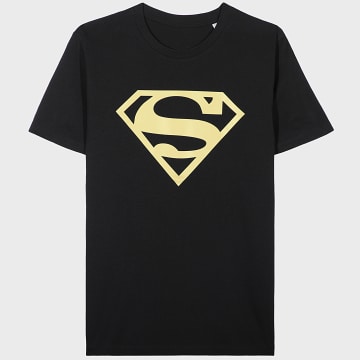  DC Comics - Tee Shirt Enfant Logo Noir Or
