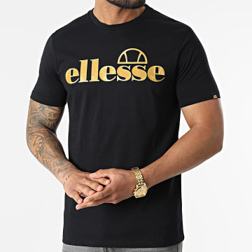  Ellesse - Tee Shirt Vespino SHF10603 Noir Doré