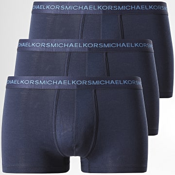 Michael Kors - Pack De 3 Boxers Supreme Touch Supima Azul Marino