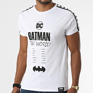  DC Comics - Tee Shirt A Bandes The World Blanc