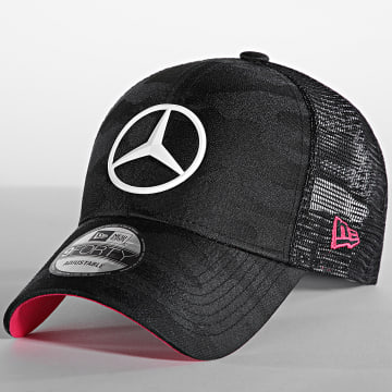  New Era - Casquette Trucker 9Forty Mercedes Grand Prix Noir Camouflage