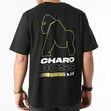  Charo - Tee Shirt Boss Noir Jaune
