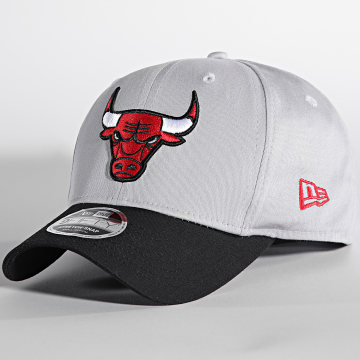 New Era - Casquette 9Fifty Stretch Snap Chicago Bulls Gris