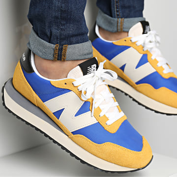 New Balance Baskets Lifestyle 237 MS237AA Blue Yellow LaBoutiqueOfficielle